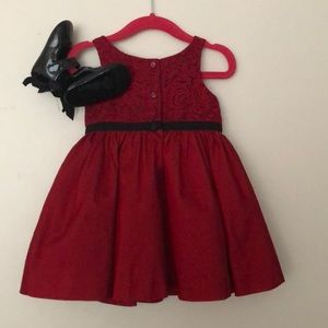 Janie and jack dress plus shoes